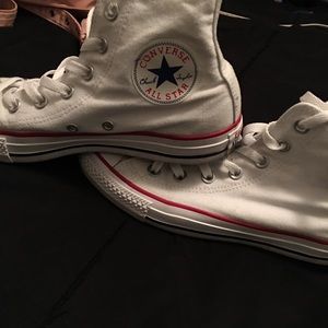 Converse all stars white,red,and blue